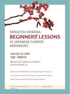 Beginner's Ikebana Lessons