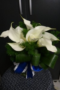 white cala lilies           